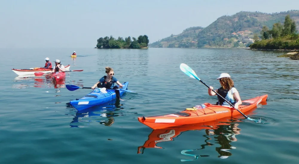 Kayaking On Lake Kivu